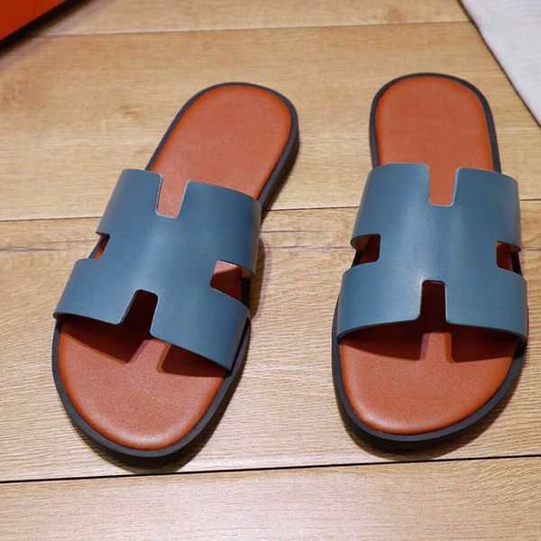 

bangjiani genuine leather men slippers flip flop color matching hip hop men shoes beach sandal flat bottom wear g, Black