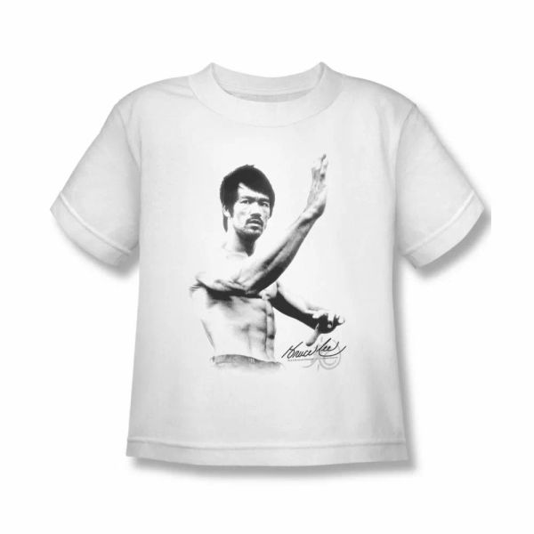 

Bruce Lee Serenity Juvenile Short Sleeve T-Shirt Sizes- S- New, White;black