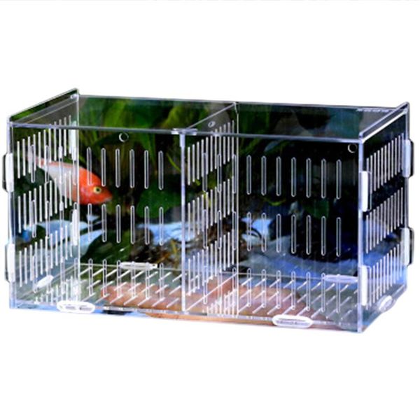 

acrylic fish tank isolation box aquarium breeding hanging feeding accessories aquariums