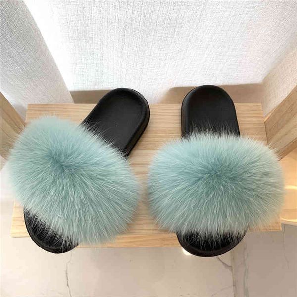 

fur slippers indoor outdoor furry sandals open toe slide slipper for women, Black