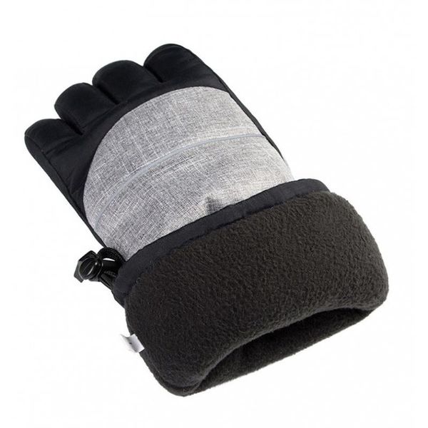 

cycling gloves sports screen men women winter windproof bicycle motorcycle skiing fitness outdoor finger heating, Black