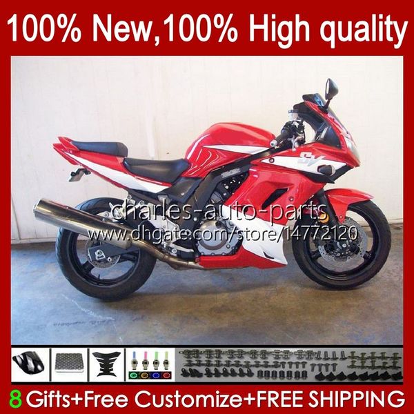 Тело для Suzuki SV1000S SV650S SV-1000 03-13 30NO.55 SV1000 SV650 SV 1000 650 S 650S 1000S 03 04 05 06 07 08 SV-650 2003 2009 2010 2011 2011 2013 2013 OEM Обнаружения Белый красный BLK