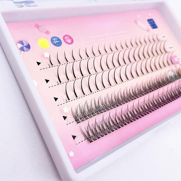 

false eyelashes professional makeup mixed single cluster grafting segmented multi-size eyelash bundle set eye tool