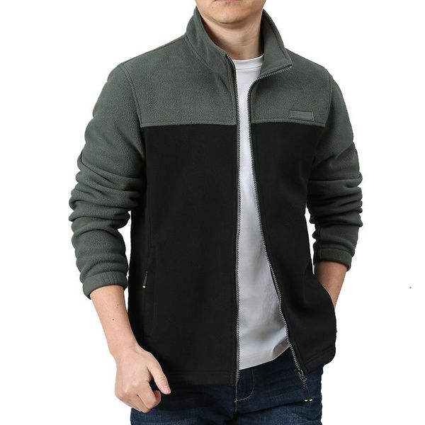 

men's jackets winter jacket fleece coat men casual stand collar windbreak male thick warm man brand, Black;brown
