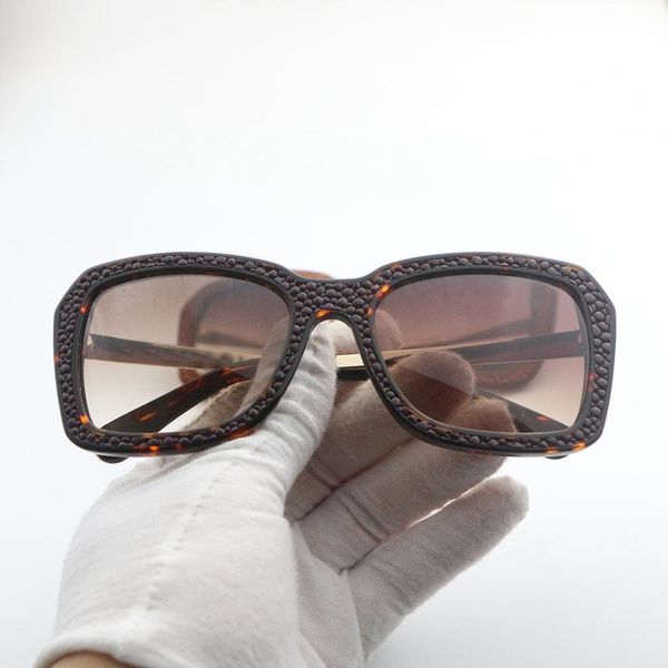 

sunglasses pu wave dot design brown women's 6046q fashion all-match simple glasses, White;black