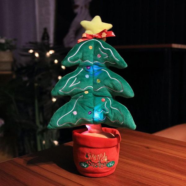 

christmas decorations ly electric talking toy creative singing dancing plush puzzle novelty gifts for children