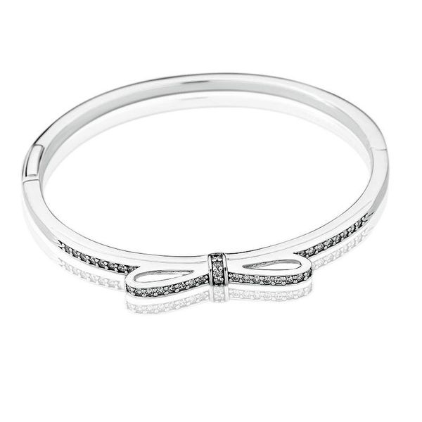 

bangle ypd120 925 silver lady bracelet with zircon girls wedding, Black