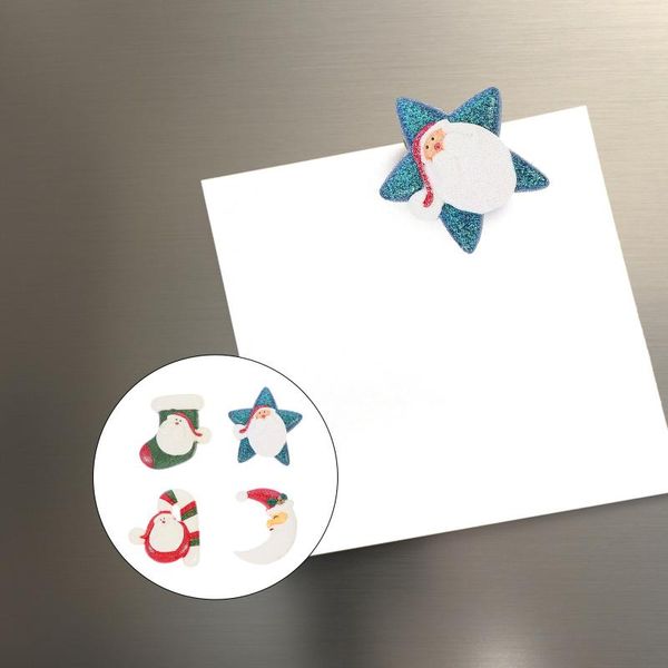 

fridge magnets 4pcs refrigerator cartoon christmas theme magnet stickers decorative