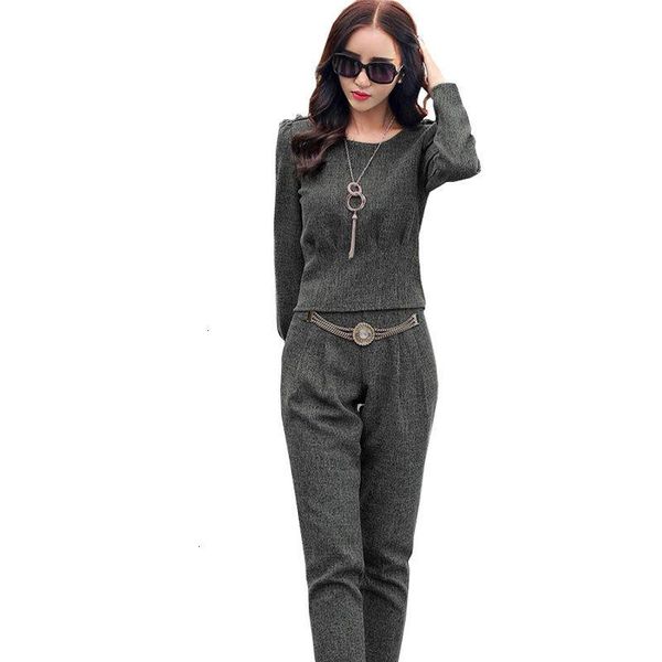 

two piece dress women's training suit cato linen long mouths womens 2 -piece set and pants slim waist, White