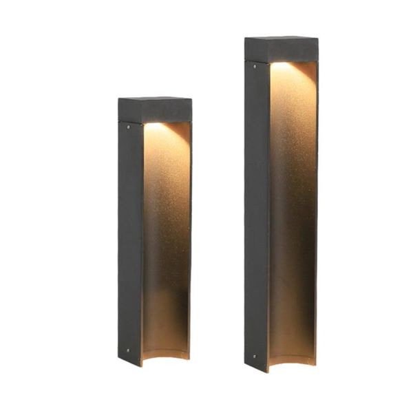 

40/60cm outdoor garden lawn lamp waterproof modern aluminum bollards light villa courtyard patio pathway landscape pillar lamps