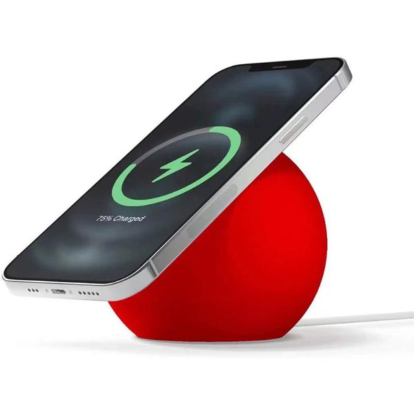 

cell phone mounts & holders for 15w 12 round shape wireless charger holder portable small desktop