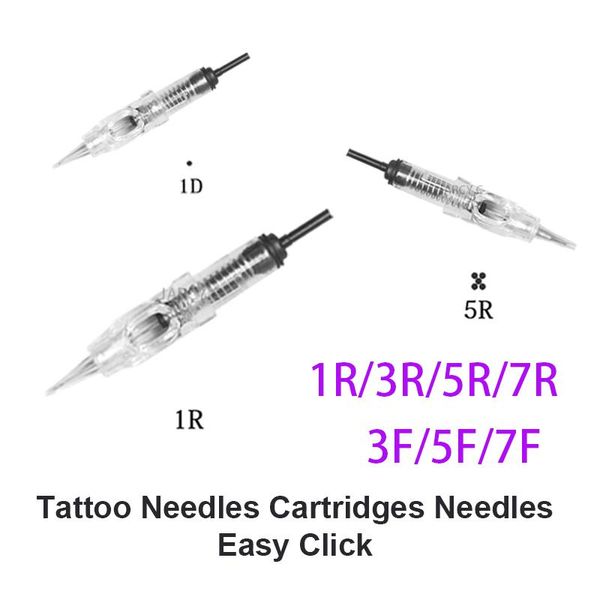 

tattoo needles eyebrow easy click permanent makeup needle 1rl 5f 7f sterilized micropigmentation