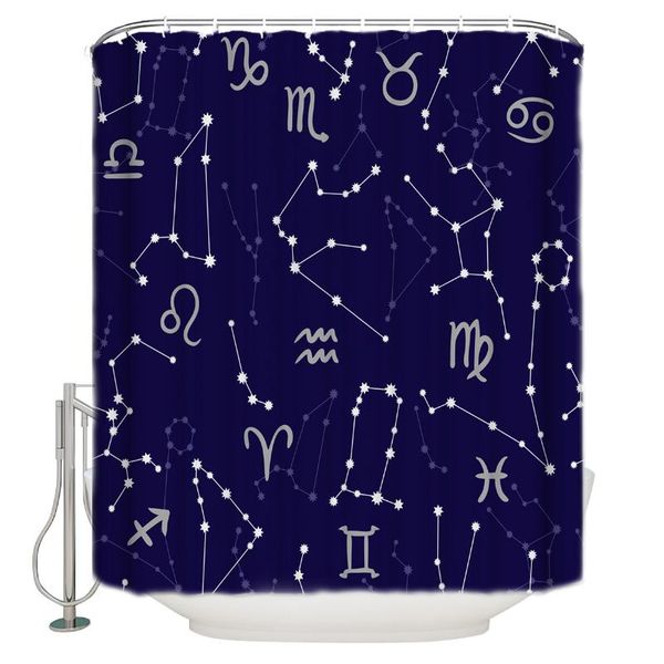 

shower curtains star constellation curtain bathroom decor fabric farmhouse