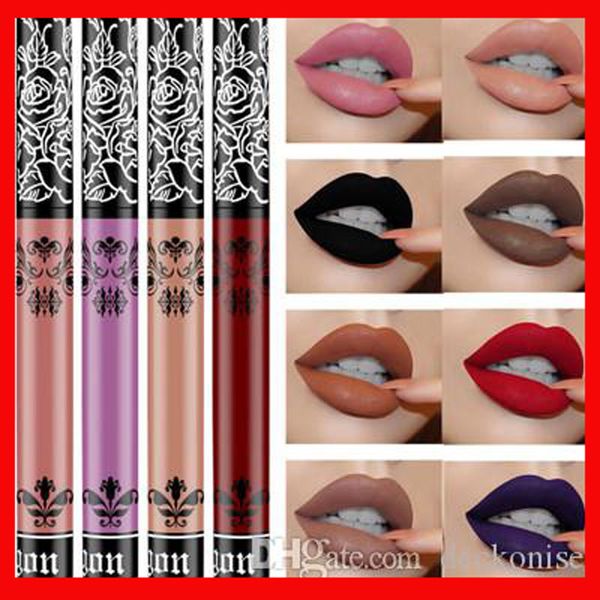 15 Farben Lipgloss Make-up Langanhaltende Lippen Matte Lippenstift Nude Cosmetic Moistourzing Tint Tattoo Matte Liquid Make Up