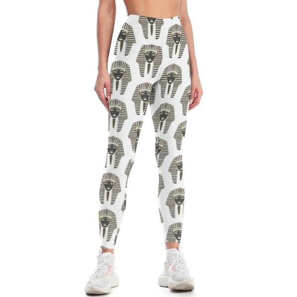 

yoga outfit king tut leggings drawing pants retro lady shaper weight loss