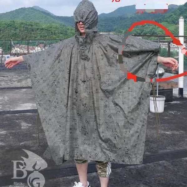 

cycling helmets outdoor tactical desert night camouflage raincoat poncho