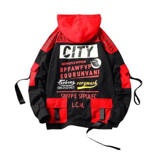 

men's hoodies & sweatshirts 2021 spring sweatshirt male hip hop harajuku korean style streetwear black hoodie man women 5rrd