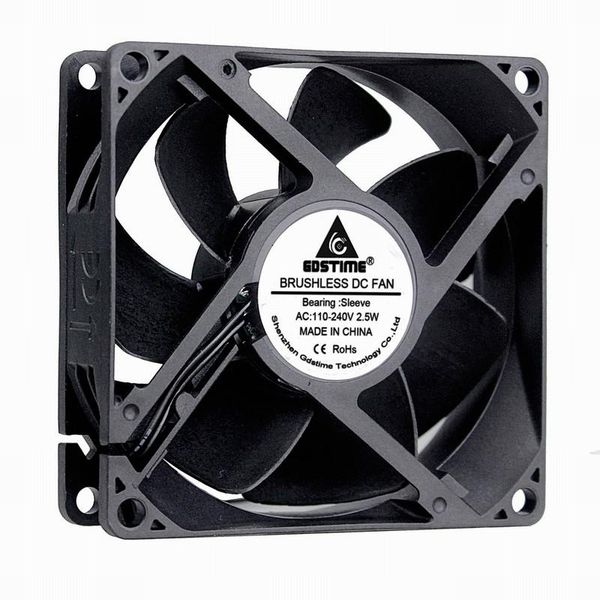 

120v 220v brushless cooling fan 8cm 80x80x25 80mm aixal ec electric fans
