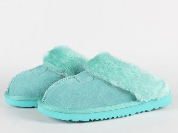 

classic women men slippers australian snow boots warm cotton slippers boots winter shoes keep warm shoes leather shoes black pink eur35-42