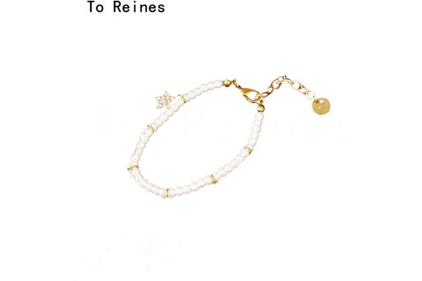 

chokers fashion crystal letter d pendant necklace pearls choker necklaces for women wedding fine jewelry girls, Golden;silver