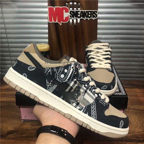

travis scott x sb dunk low men woman running shoes black white chunky dunky bears strange love unc dunks jackboys mens sports trainers desig