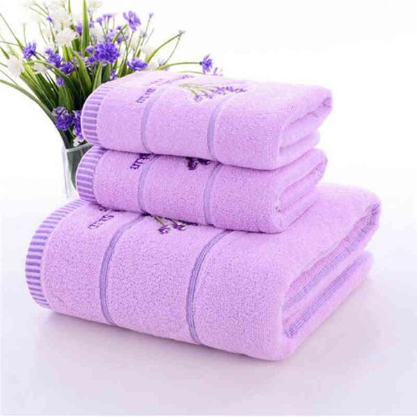 

cotton lavender face towel soft absorbent romantic love towel baby women family bathroom bath accesory 34 74cm hand