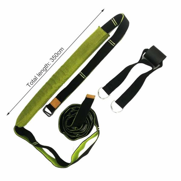 

resistance bands flexibility stretching strap adjustable back waist leg yoga for pilates ballet training gym stretch belt