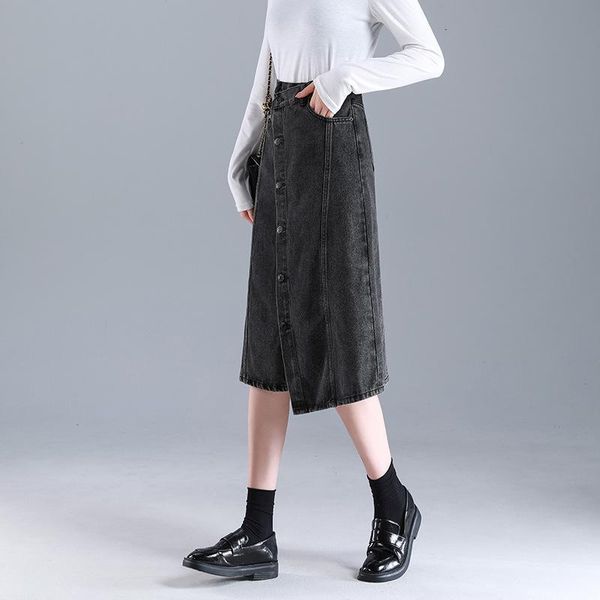 

skirts cowgirl skirt summer korean fashion thin style outer wear trend ixua, Black