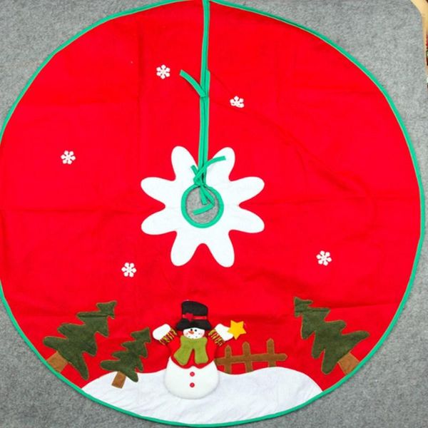 

christmas decorations tree skirt 100cm felt 3d christmastree apron
