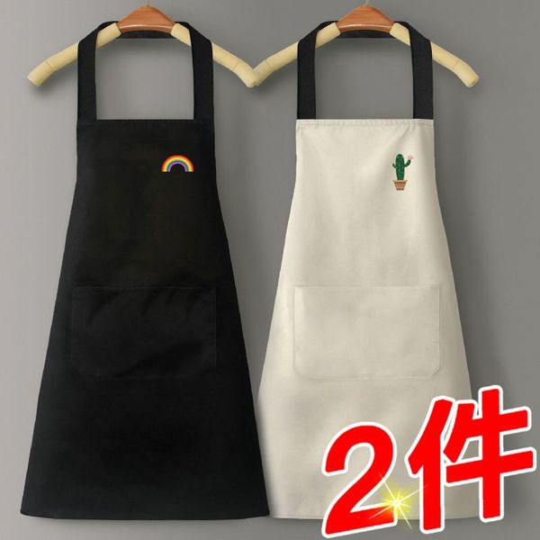 

aprons apron, home kitchen, waterproof and oil proof, lovely men women, korean fashion customized work clothes