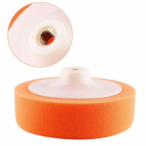 

car sponge orange polishing heads replacement roundness soft universal 3pcs