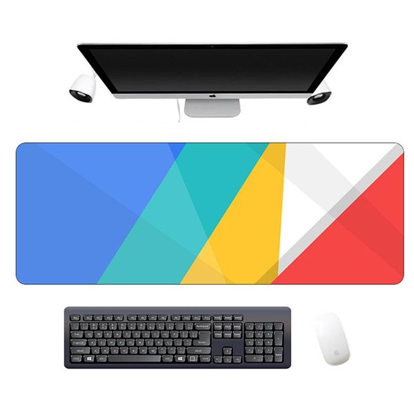 

mouse pads & wrist rests large 90x40cm game pad office mat polygon keyboard line for lapnotebook tablet pc anti-slip