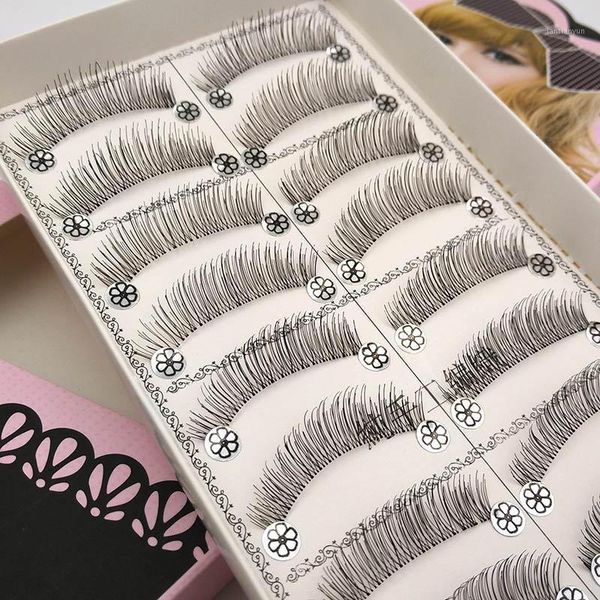 

pairs natural false eyelashes soft fake eye lashes long eyelash extension kit makeup wispy l081