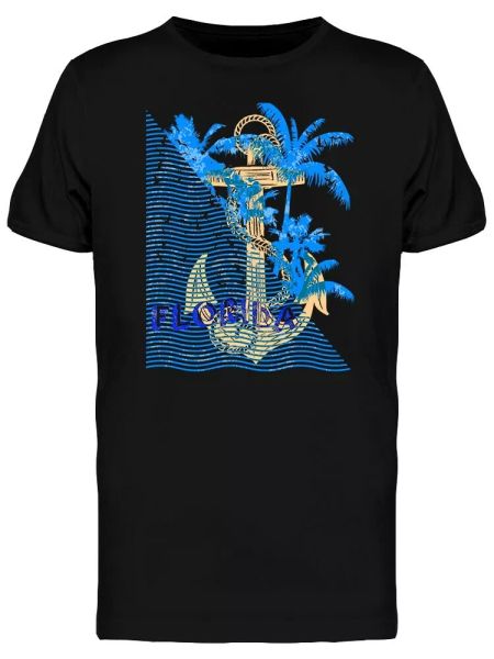 

Florida Summer Anchor Men's Tee -Image by Shutterstock, White;black