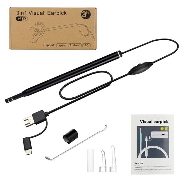 

cameras 5.5mm flexible ip67 waterproof micro usb industrial for android phone pc 6led adjustable