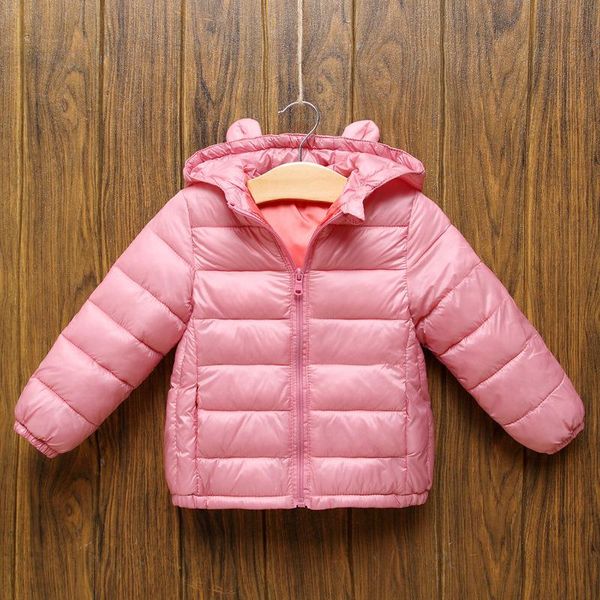 

down coat children winter jacket boys girls clothes thick warm hooded kids parkas clothing toddler baby outerwear snowsuit, Blue;gray