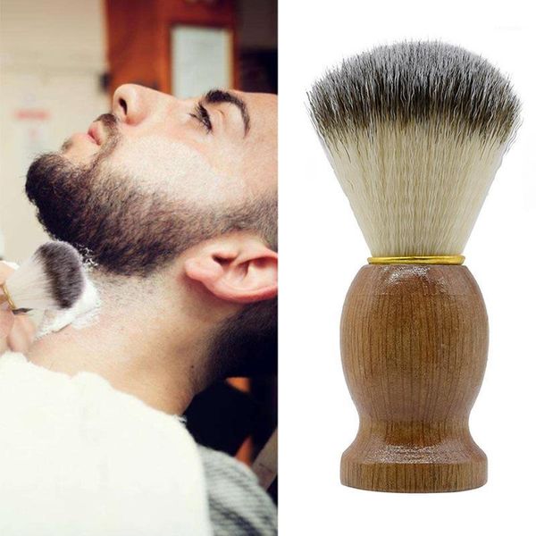 

soft hair brush face duster hairdressing cutting cleaning portable barber beard brushe for barber1, Silver