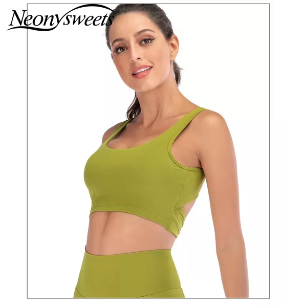 

colorful clothing women yoga set gym running fitness sportswear high waist crop outfit