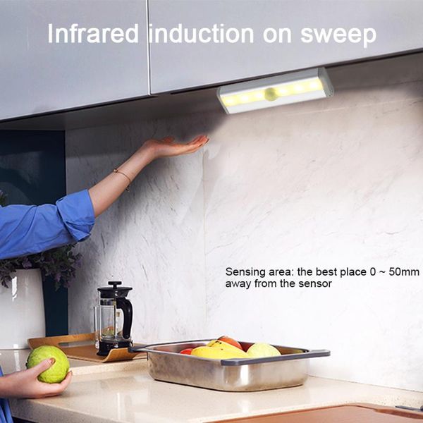 

under cabinet light pir motion sensor human induction cupboard wardrobe lamp smart led closet