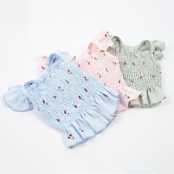 

summer cool pet cloth short sling teddy bear bomei cat chenery vip dog