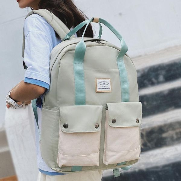 

backpack girl boy canvas harajuku cute student bag lady men travel female male college trendy backpacks women school
