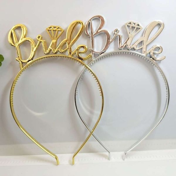 

bride to be headband, Silver