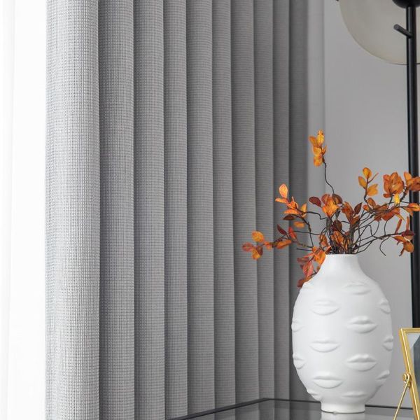 

curtain & drapes 2021 for living modern light luxury pure color korean fabric thermal insulation dining room bedroom