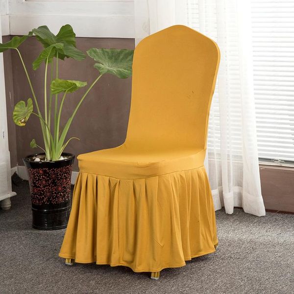 

chair covers spandex dining with skirt for weddings el cover decorative high quality