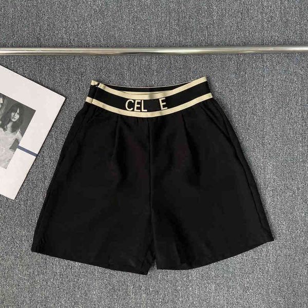 

2022 factory wholesale new ce saijia shorts trend fashion age reducing women's casual celebrity pants summer, White;black