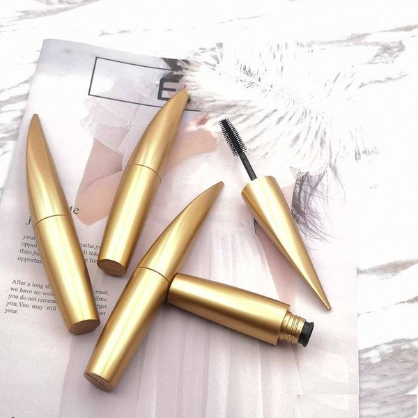 100 Stück goldene Wimpernbürste, leere Tube, 14 ml, großes Fassungsvermögen, Mascara-Röhre, Wimpern, leere Flasche