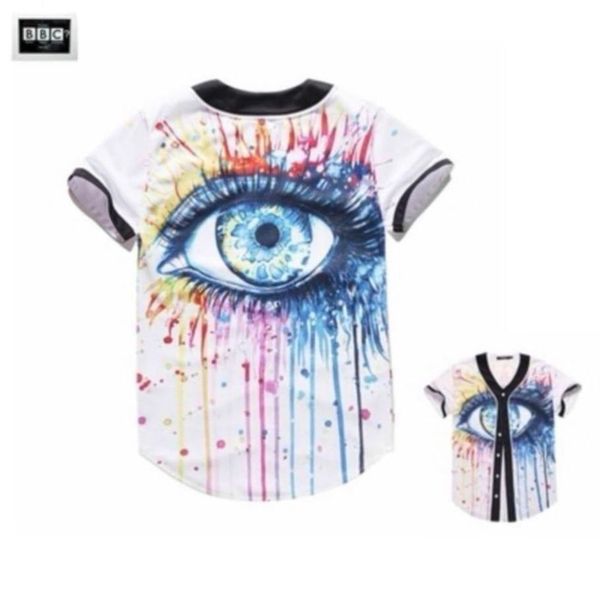 

baseball jersey men stripe short sleeve street shirts black white sport shirt uaf912, Blue;black