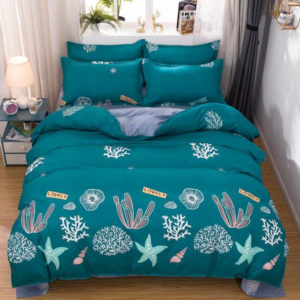 

bedding sets set 4 in 1,microfiber 1 duvet cover,2 pillow shams and bed sheet,,king,twin,full size,durable breathable soft