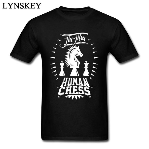 

ccccsportFashion Human Chess Printed Black T-shirt For Men 100% Cotton Tees Casual Tops Funny Design Plus Size, No print price