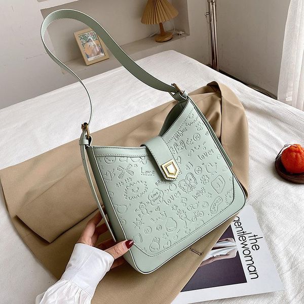 

this year all-matching small bag 2021 fashion summer texture underarm internet celebrity shoulder messenger cross body